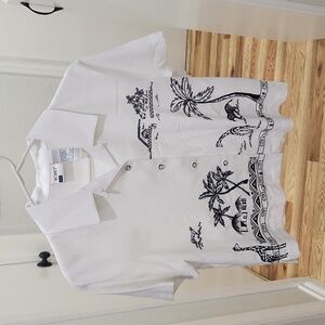 Koret vintage button down top size petite